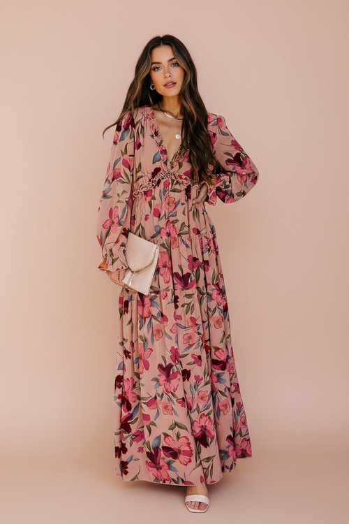 Dress with matching background